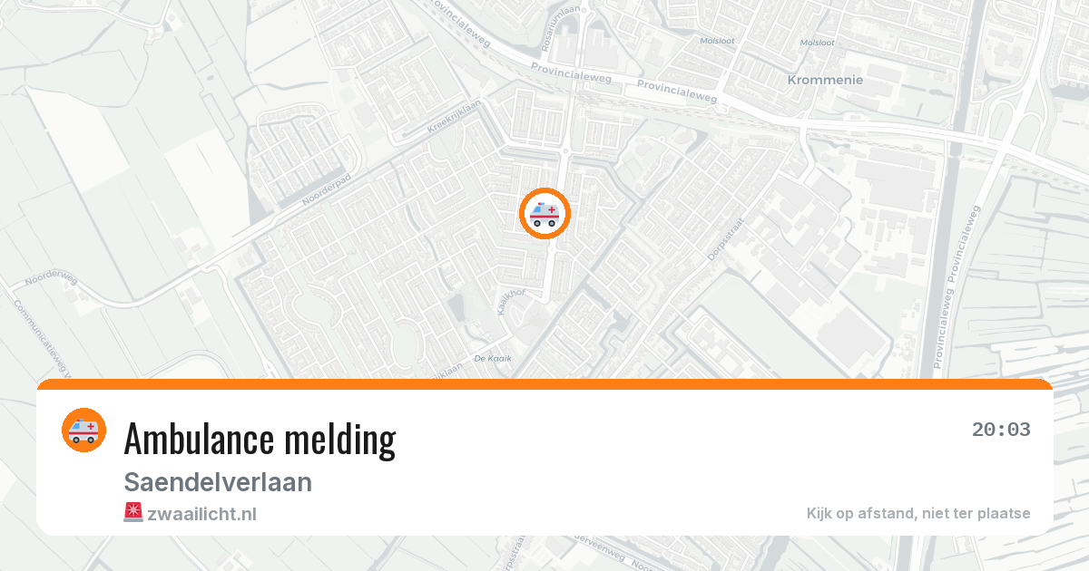 Ambulance melding — 16 jun 2026