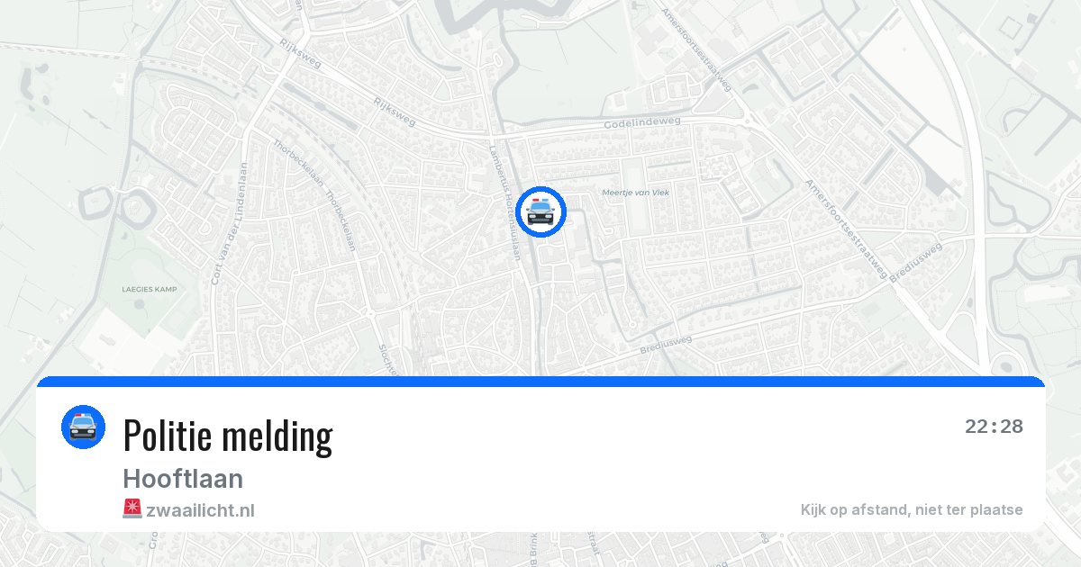Politie melding — 19 jun 2026