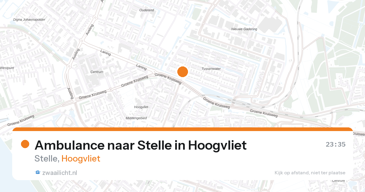 Ambulance naar Stelle in Hoogvliet — 17 jul 2026