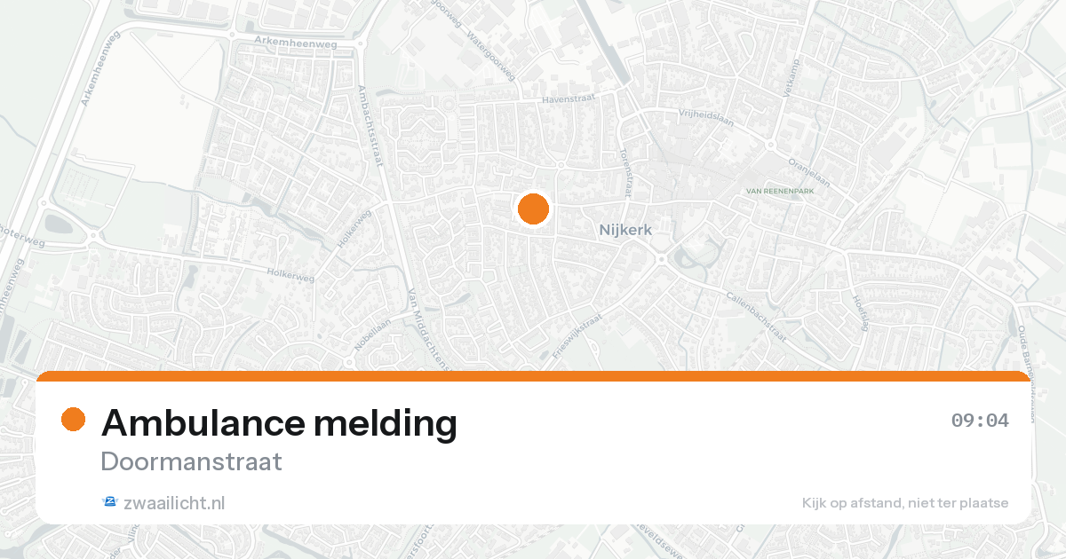 Ambulance melding — 8 feb 2026