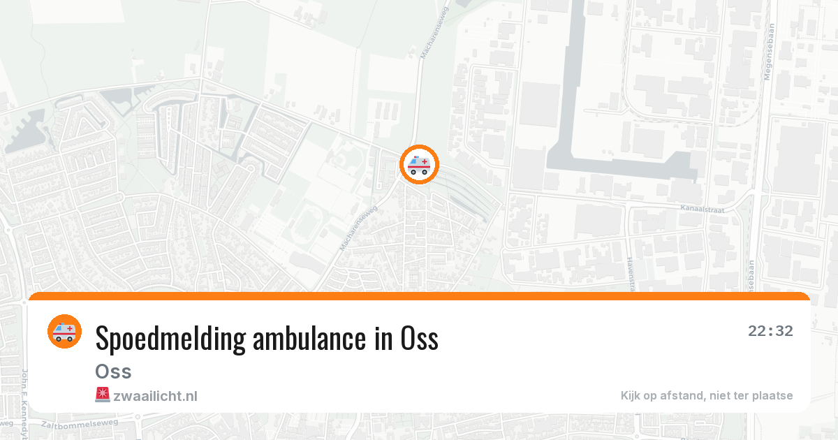 Spoedmelding ambulance in Oss — 30 jun 2026