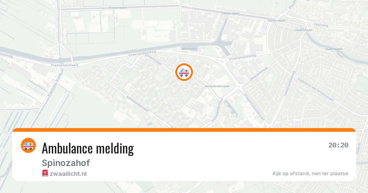 Ambulance melding — 21 jun 2026