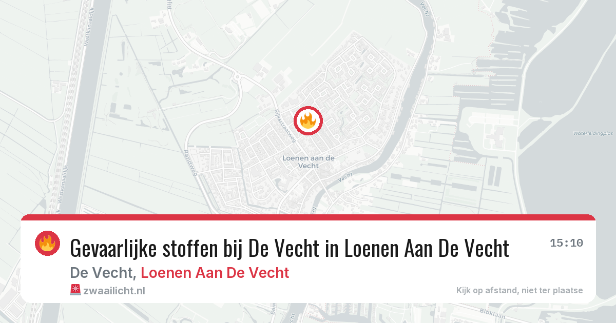 Gevaarlijke stoffen bij De Vecht in Loenen Aan De Vecht — 23 feb 2026