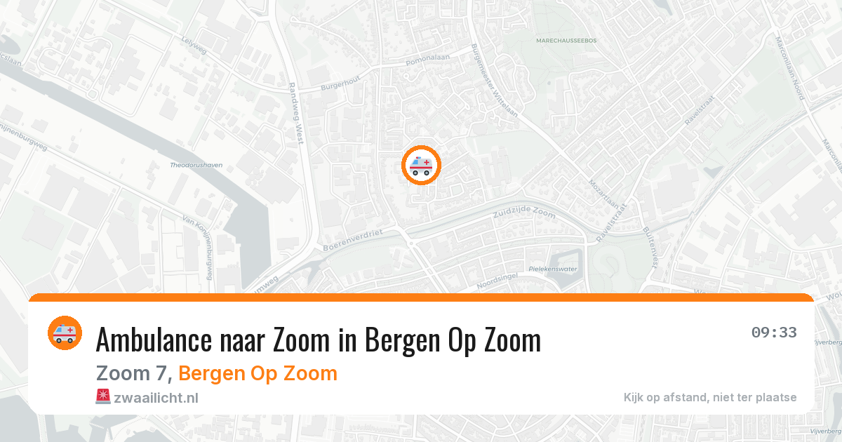 Ambulance naar Zoom in Bergen Op Zoom — 28 apr 2026