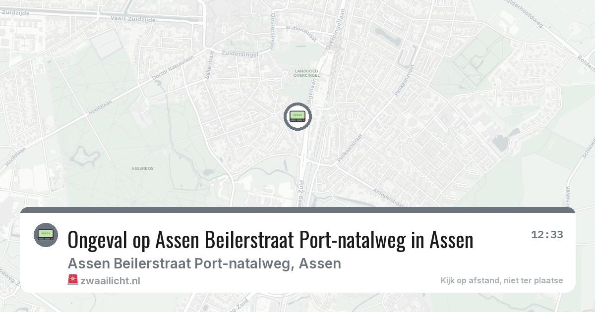 Ongeval op Assen Beilerstraat Port-natalweg in Assen — 9 feb 2026