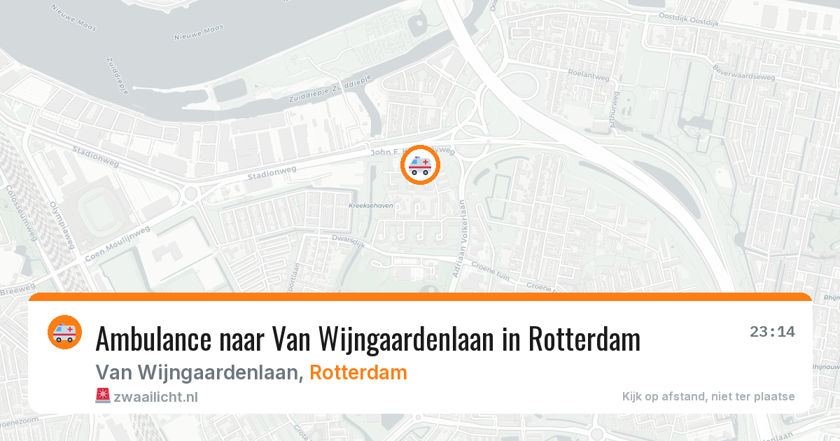 Ambulance naar Van Wijngaardenlaan in Rotterdam — 6 apr 2026