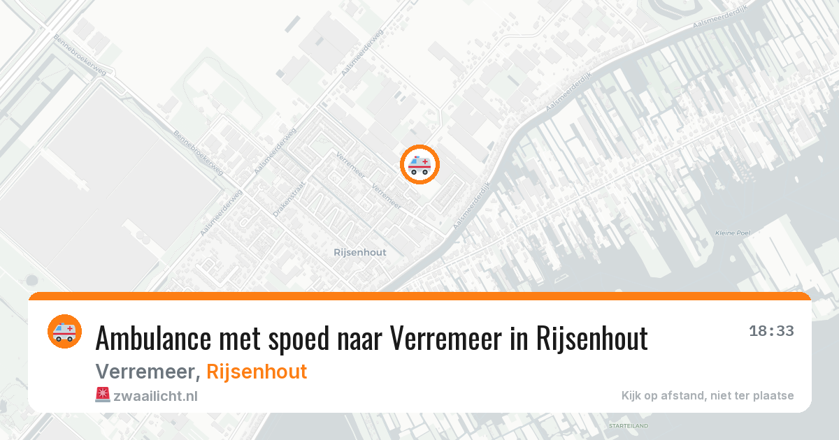 Ambulance met spoed naar Verremeer in Rijsenhout — 28 apr 2026