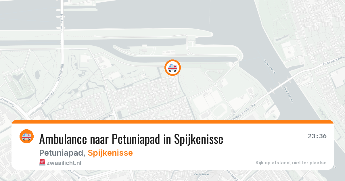 Ambulance naar Petuniapad in Spijkenisse — 14 jun 2026
