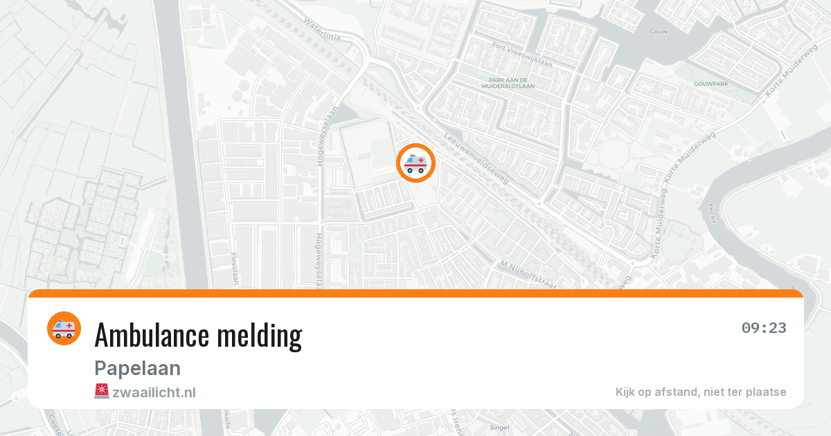 Ambulance melding — 4 aug 2026