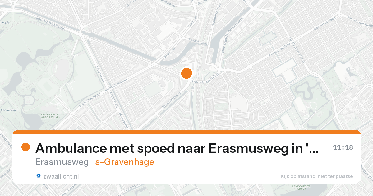 Ambulance met spoed naar Erasmusweg in 's-Gravenhage — 31 jan 2026