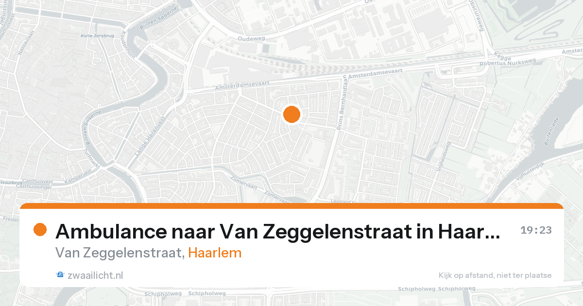 Ambulance naar Van Zeggelenstraat in Haarlem — 8 jun 2026