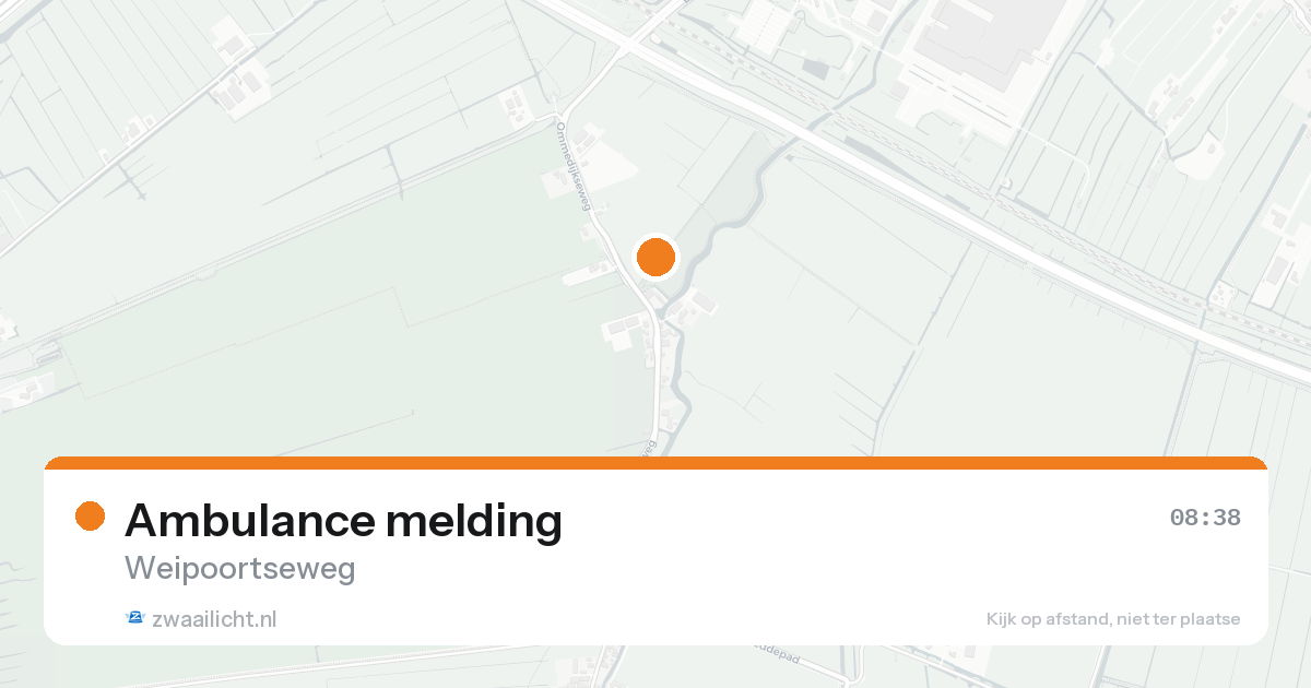 Ambulance melding — 11 mei 2026