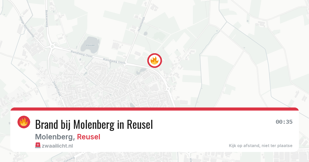 Brand bij Molenberg in Reusel — 28 jul 2026