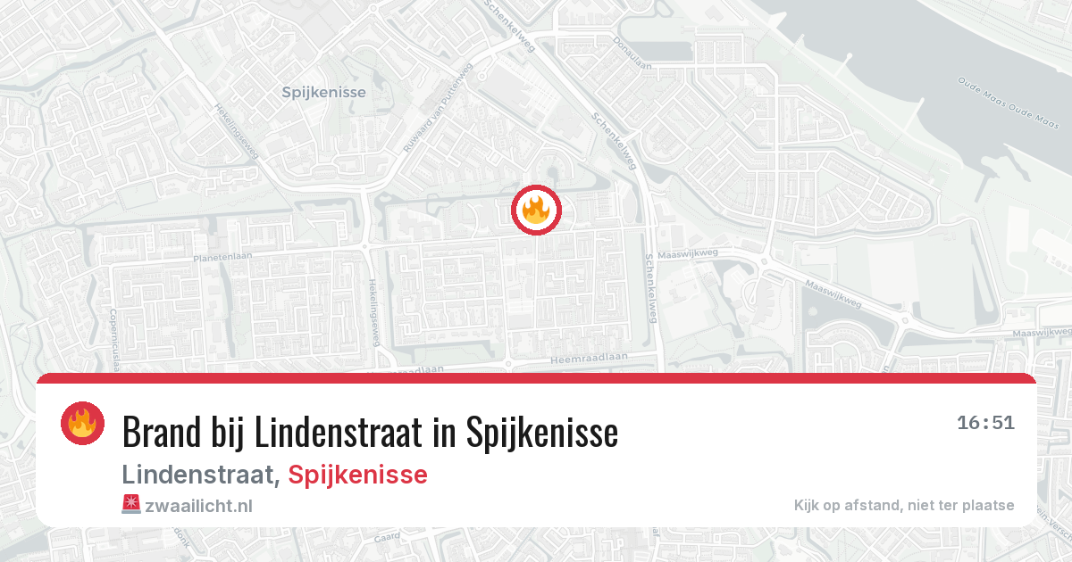 Brand bij Lindenstraat in Spijkenisse — 7 mrt 2026