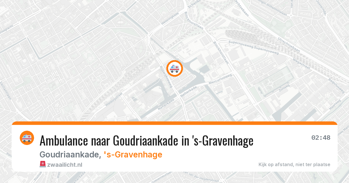 Ambulance naar Goudriaankade in 's-Gravenhage — 5 jun 2026