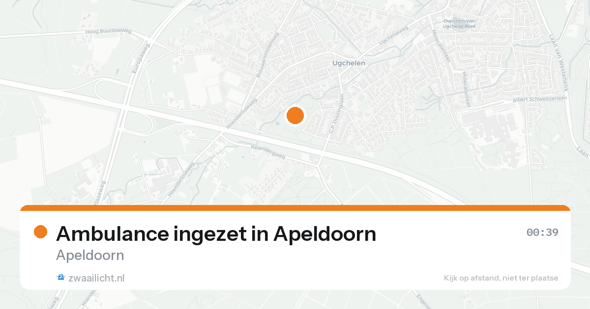 Ambulance ingezet in Apeldoorn — 7 feb 2026