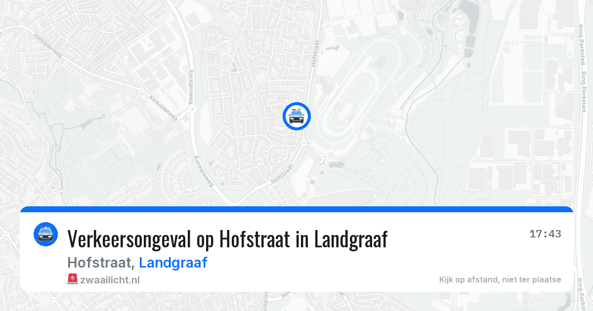 Verkeersongeval op Hofstraat in Landgraaf — 14 mrt 2026