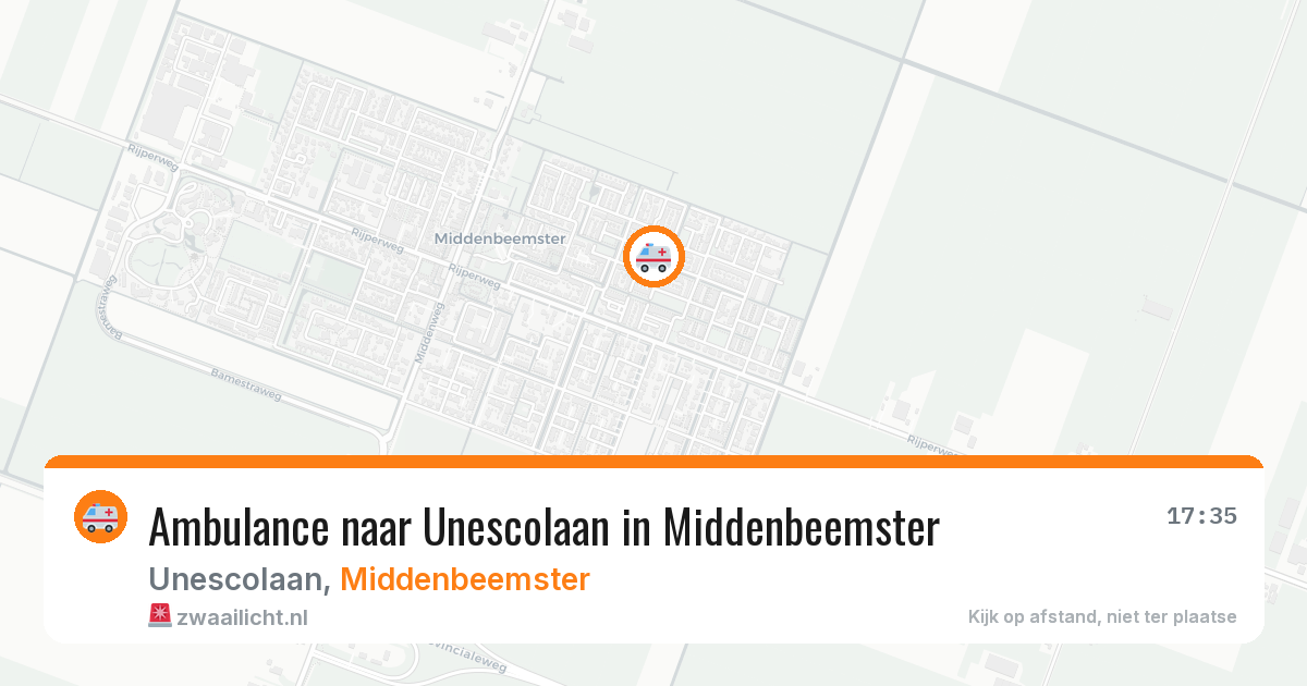 Ambulance naar Unescolaan in Middenbeemster — 21 jul 2026