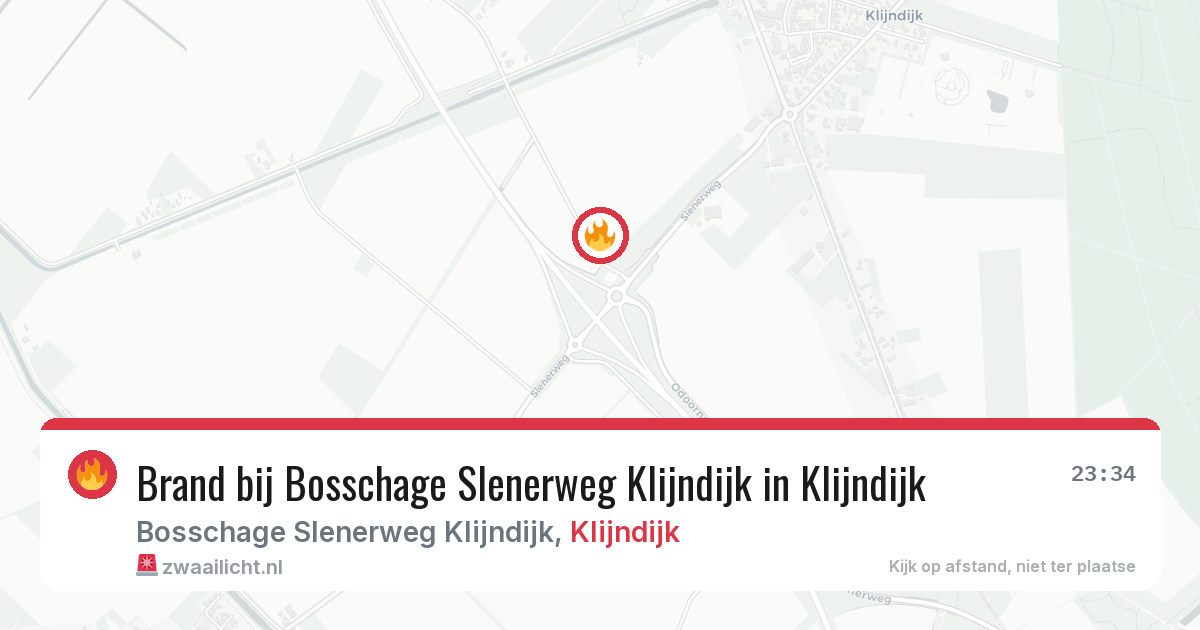 Brand bij Bosschage Slenerweg Klijndijk in Klijndijk — 3 apr 2026