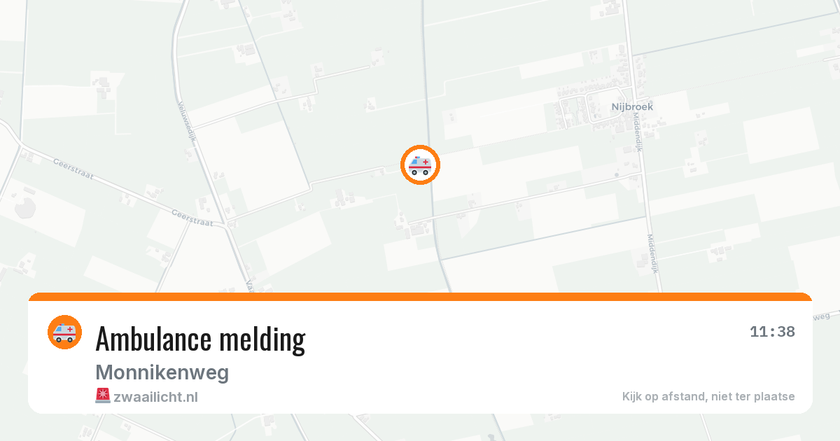 Ambulance melding — 30 jan 2026