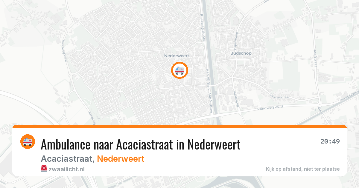 Ambulance naar Acaciastraat in Nederweert — 25 jun 2026