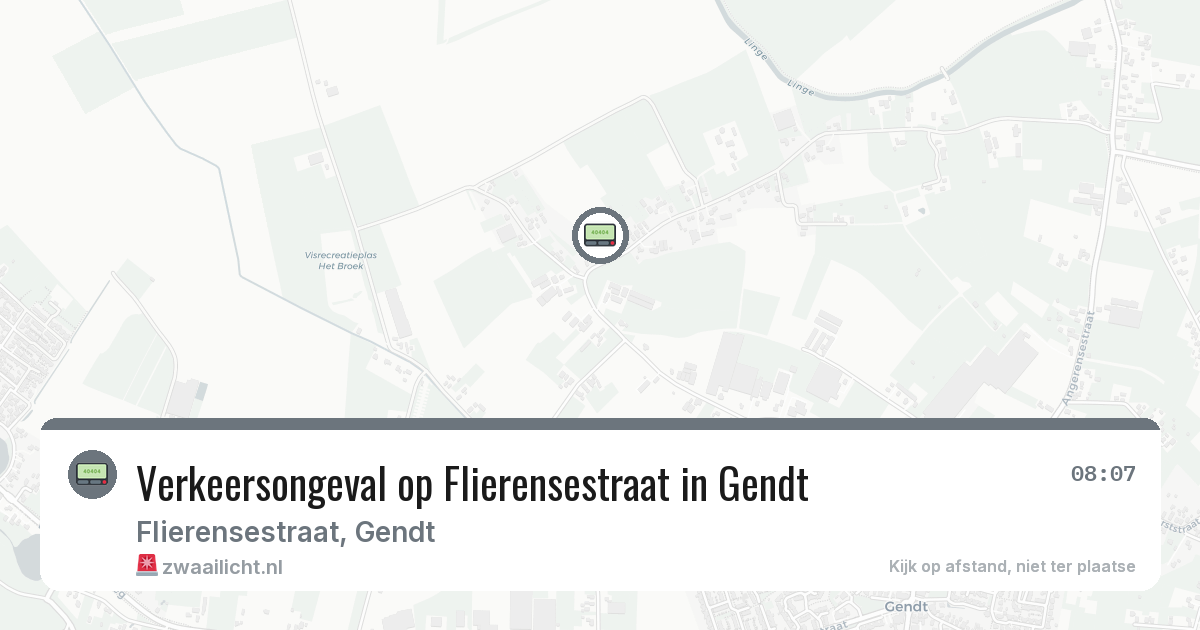 Verkeersongeval op Flierensestraat in Gendt — 29 jan 2026