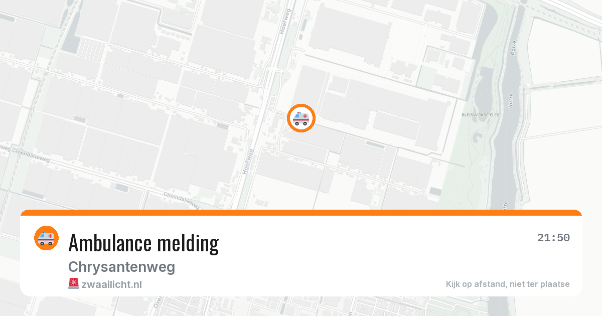 Ambulance melding — 5 jul 2026