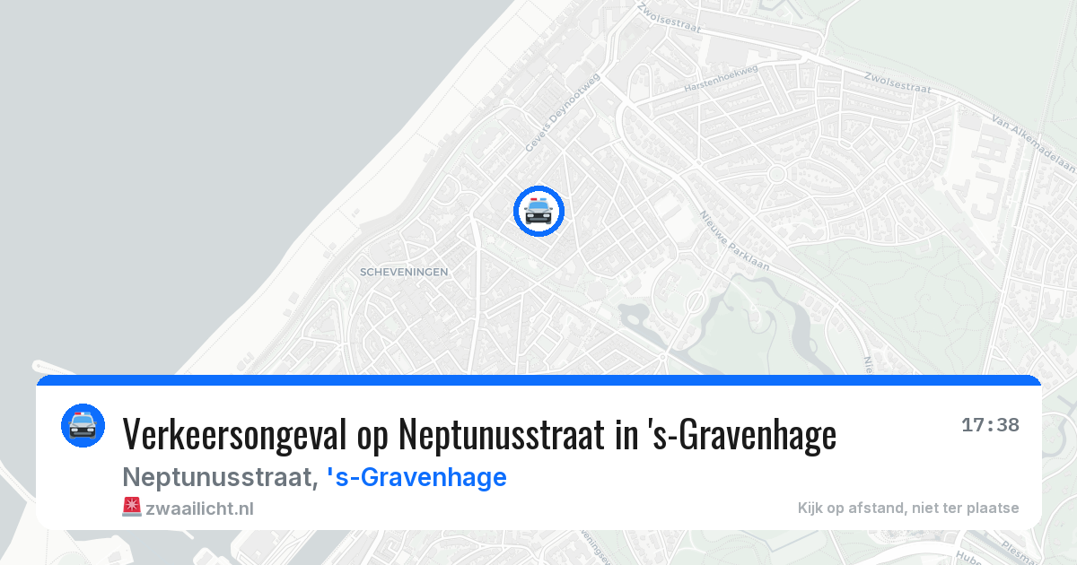 Verkeersongeval op Neptunusstraat in 's-Gravenhage — 2 jun 2026