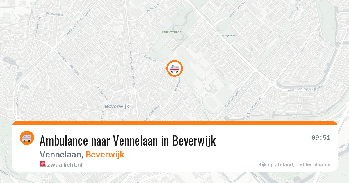 Ambulance naar Vennelaan in Beverwijk — 21 mei 2026