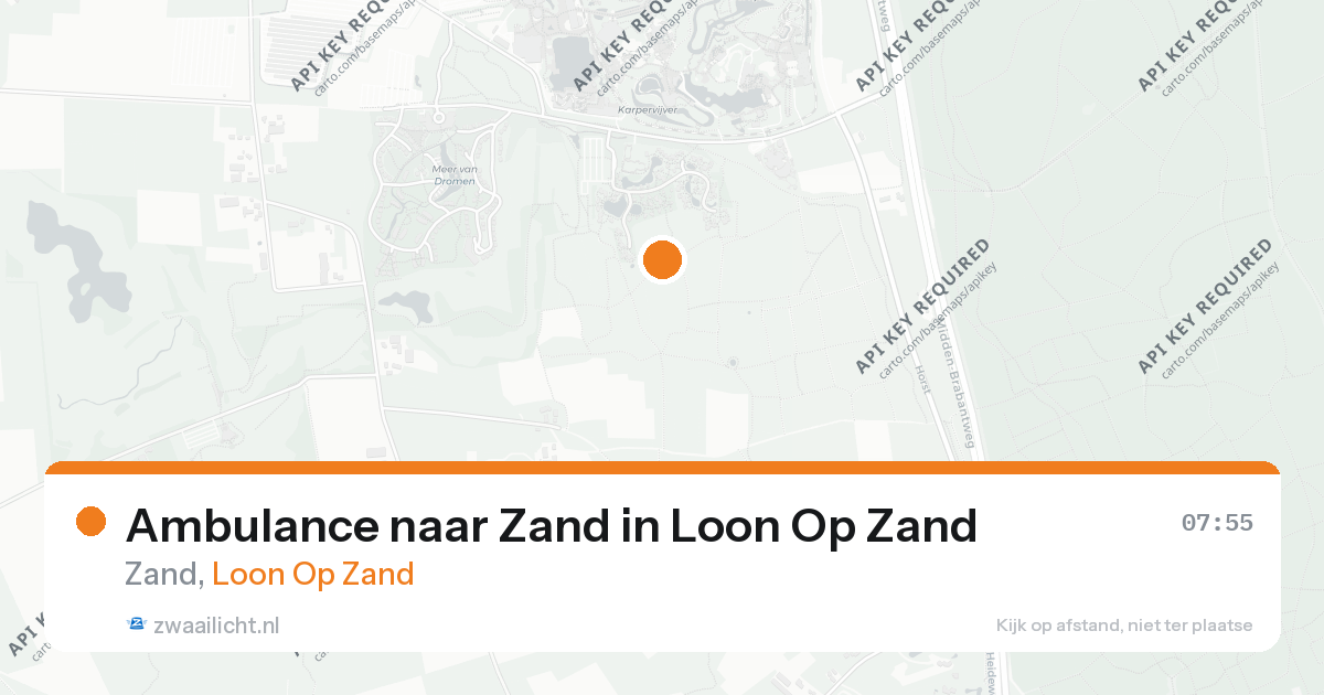 Ambulance naar Zand in Loon Op Zand — 7 feb 2026