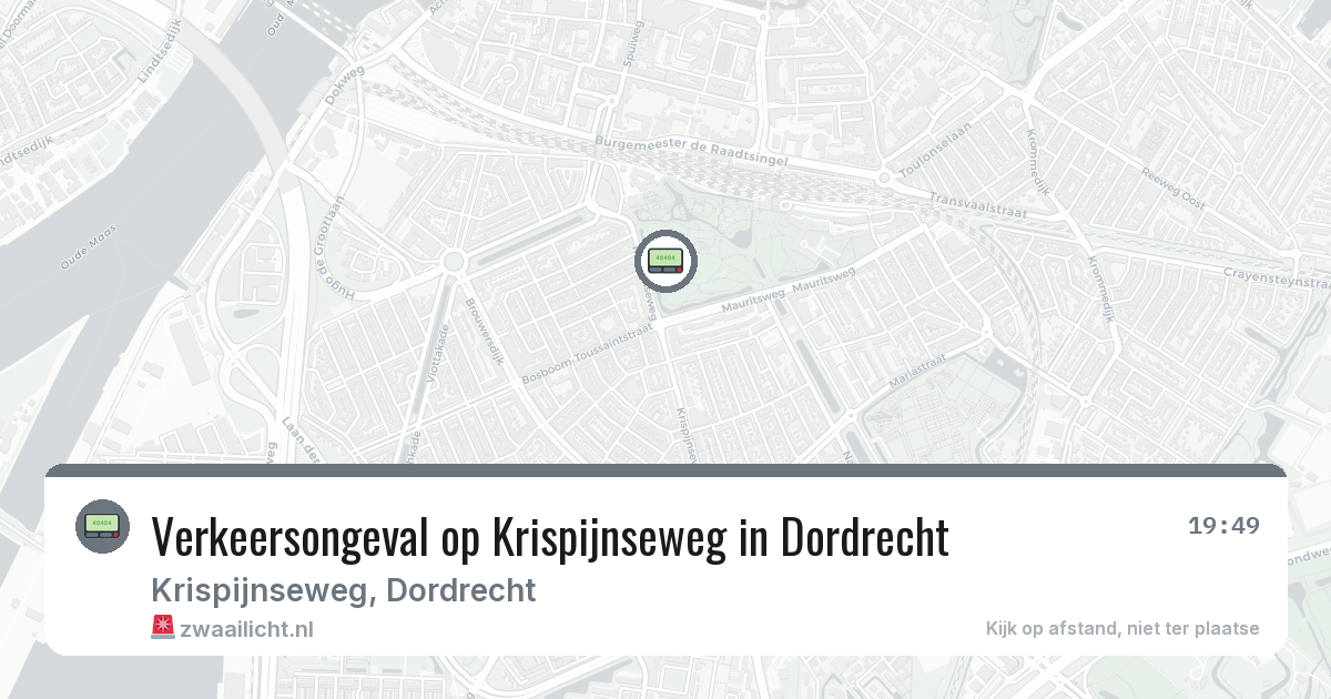 Verkeersongeval op Krispijnseweg in Dordrecht — 5 feb 2026