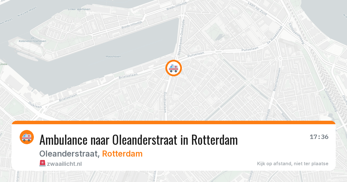 Ambulance naar Oleanderstraat in Rotterdam — 27 mei 2026