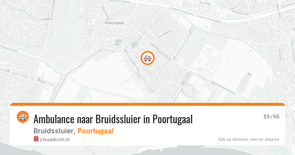 Ambulance naar Bruidssluier in Poortugaal — 27 apr 2026