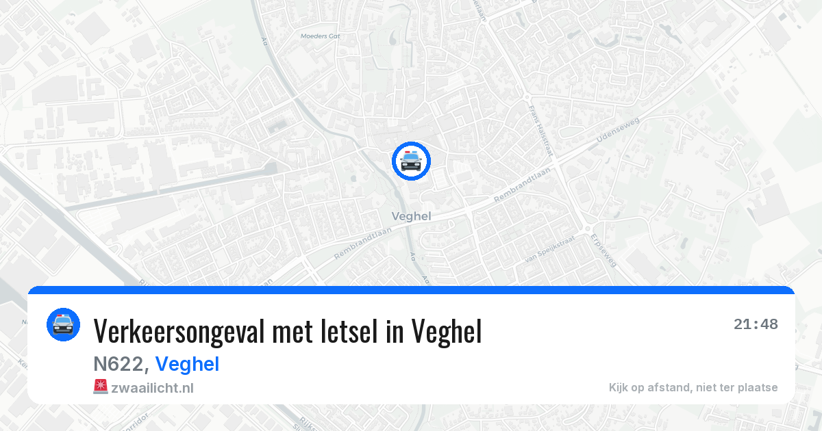 Verkeersongeval met letsel in Veghel — 1 aug 2026