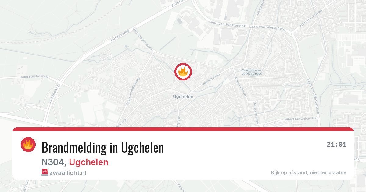Brandmelding in Ugchelen — 26 jun 2026