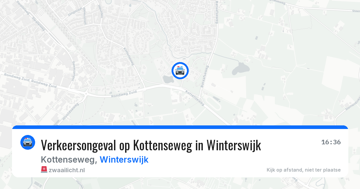 Verkeersongeval op Kottenseweg in Winterswijk — 20 mei 2026
