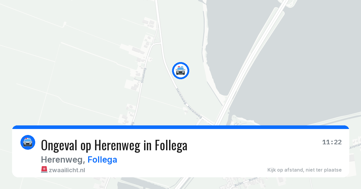 Ongeval op Herenweg in Follega — 28 mei 2026