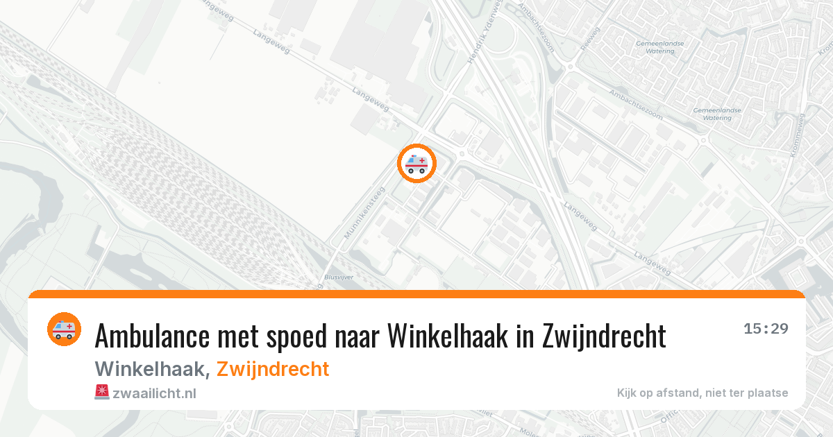 Ambulance met spoed naar Winkelhaak in Zwijndrecht — 22 jan 2026