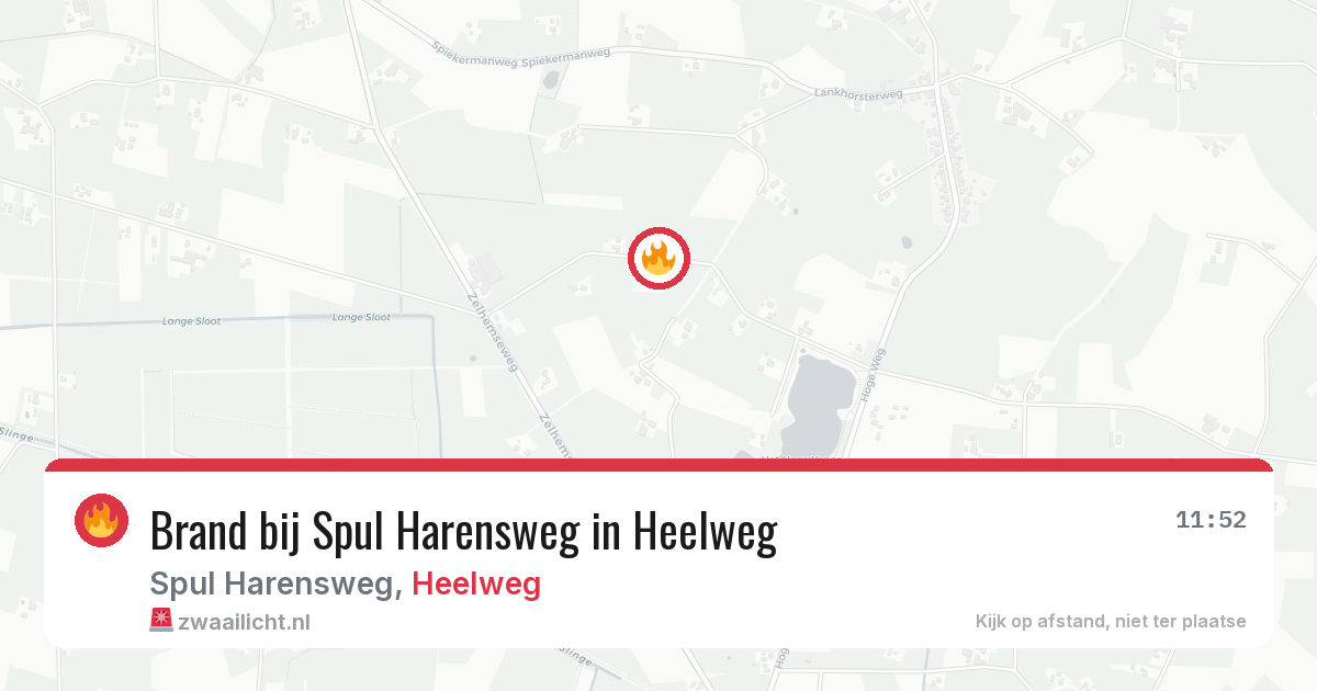 Brand bij Spul Harensweg in Heelweg — 23 feb 2026