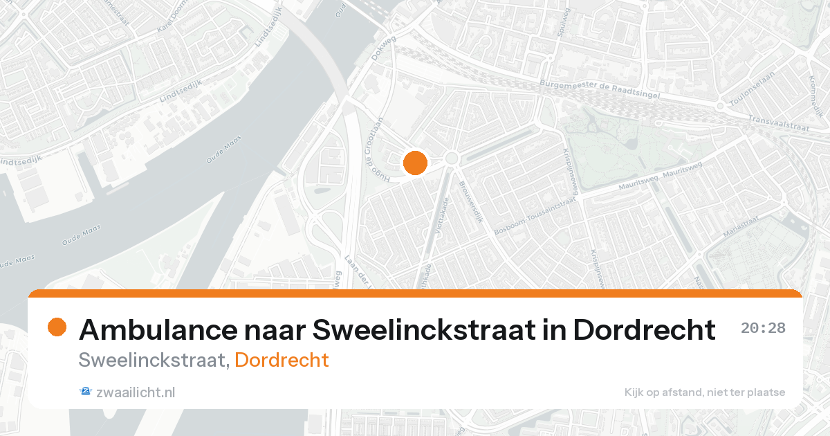 Ambulance naar Sweelinckstraat in Dordrecht — 30 jan 2026