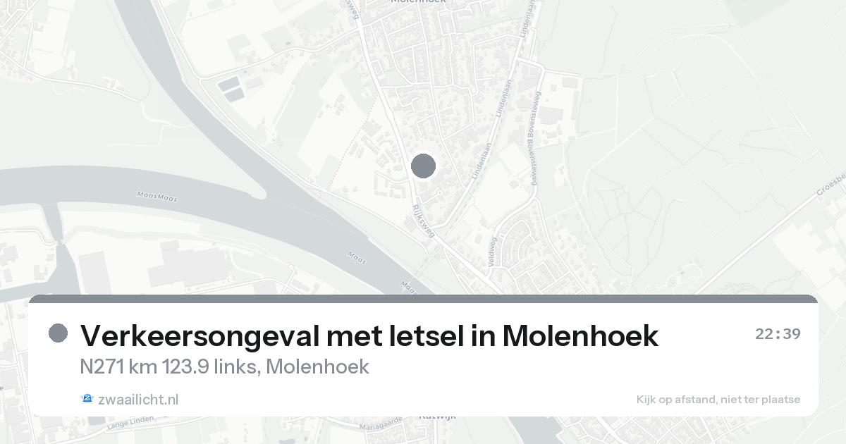 Verkeersongeval met letsel in Molenhoek — 16 aug 2026