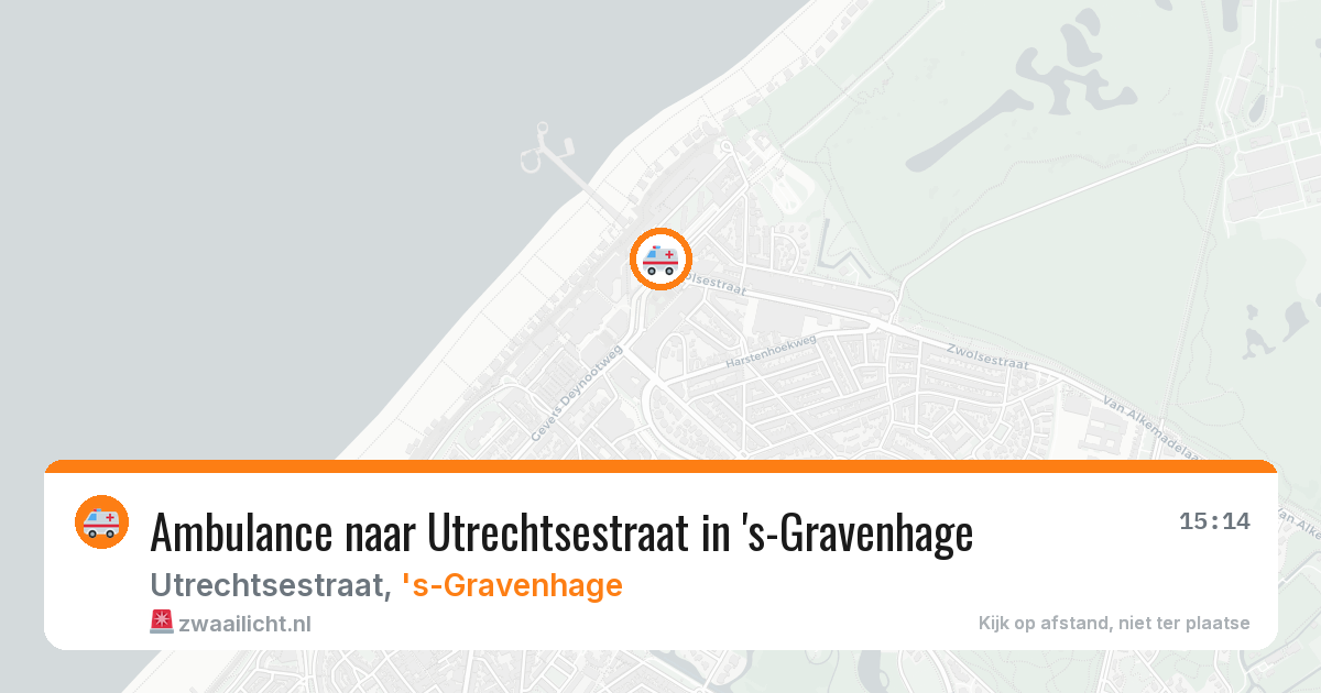 Ambulance naar Utrechtsestraat in 's-Gravenhage — 3 aug 2026