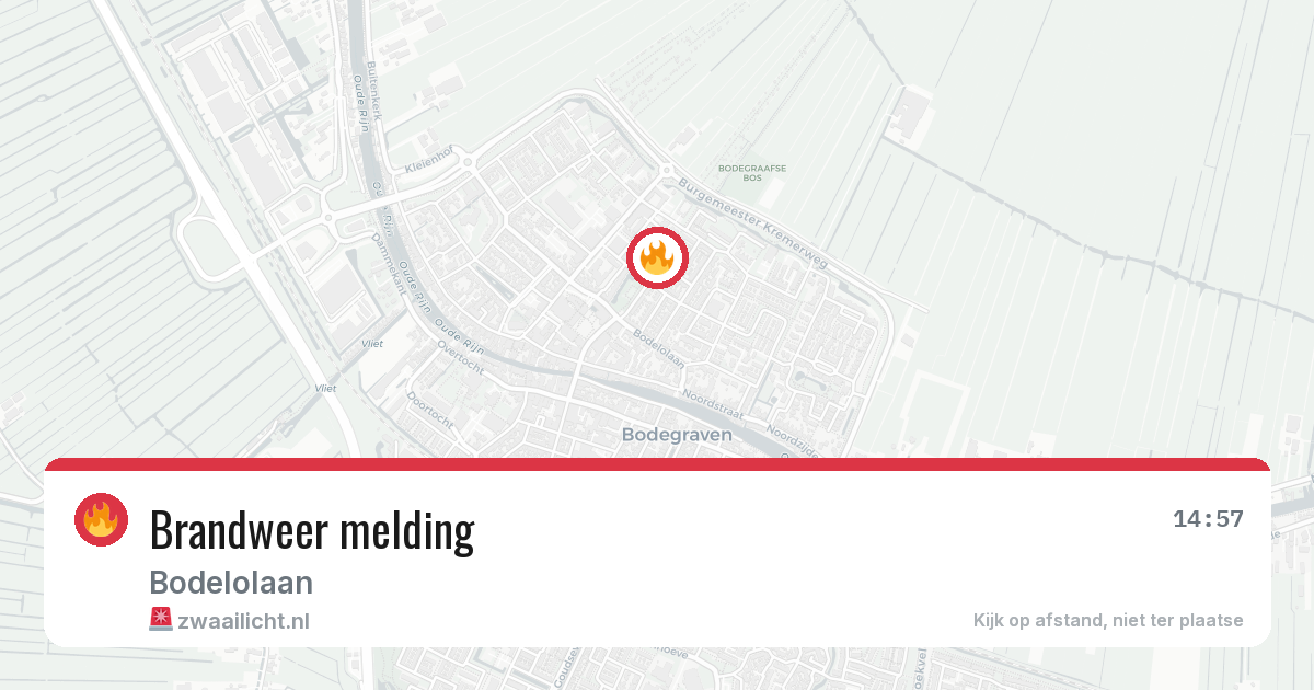 Brandweer melding — 28 jun 2026