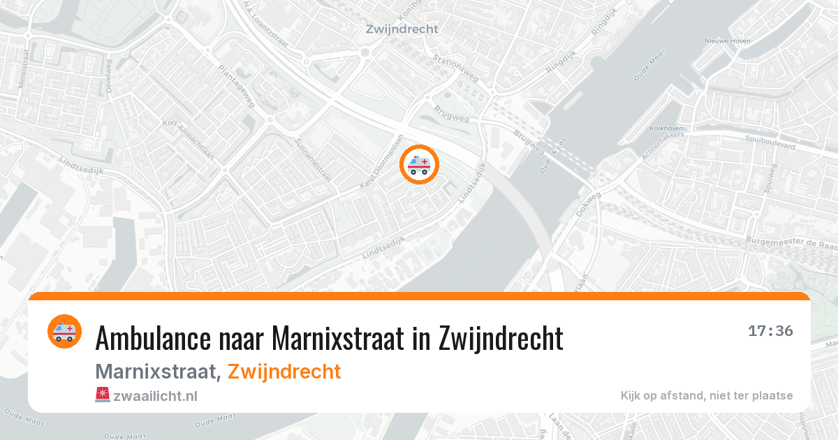 Ambulance naar Marnixstraat in Zwijndrecht — 21 apr 2026