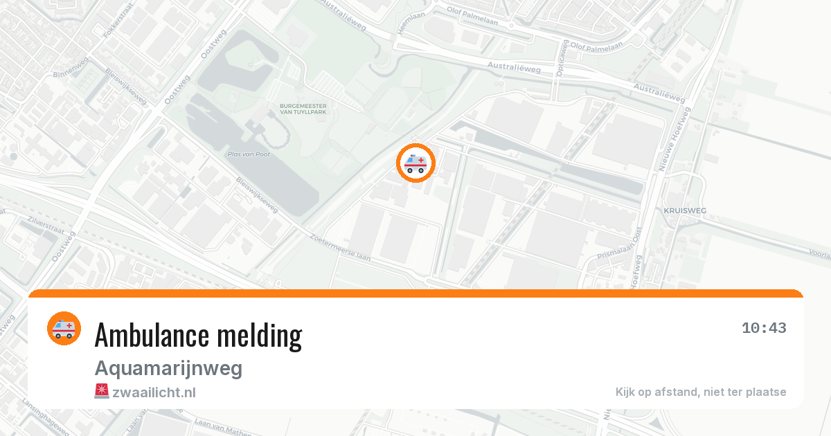 Ambulance melding — 23 apr 2026