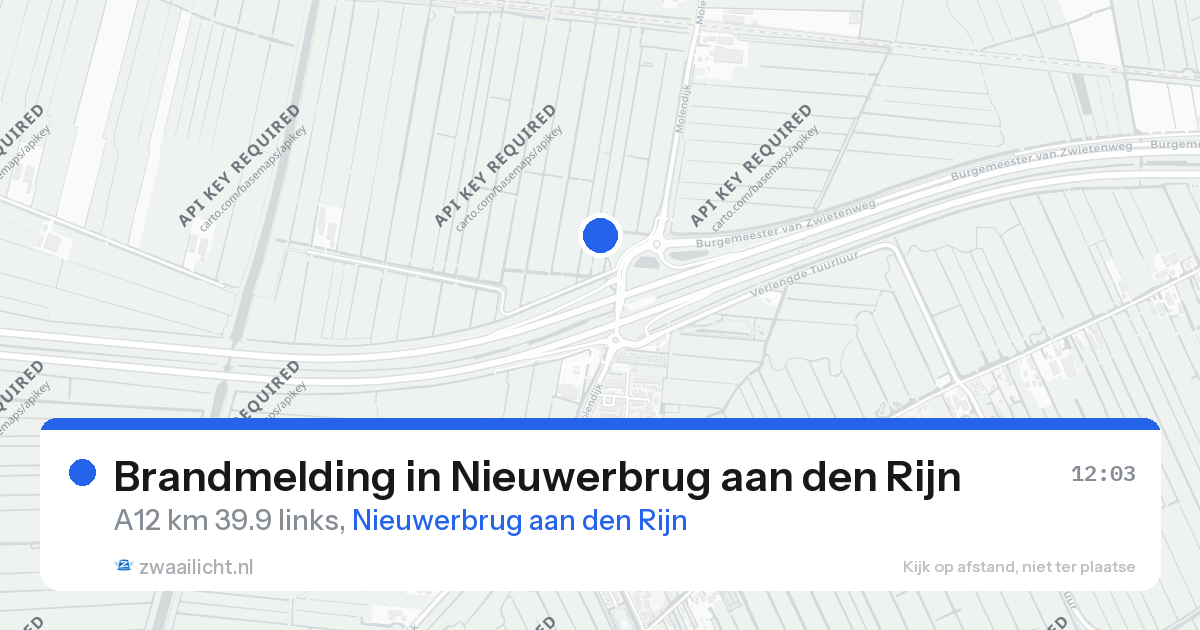 Brandmelding in Nieuwerbrug aan den Rijn — 26 aug 2026