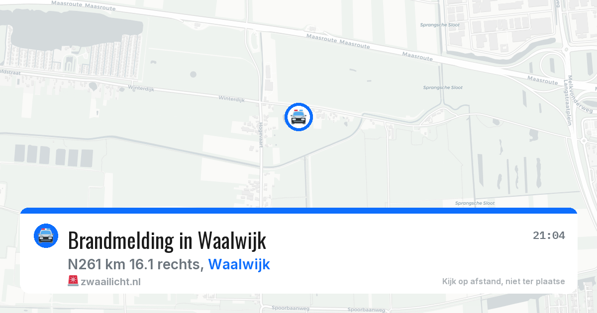 Brandmelding in Waalwijk — 10 jun 2026