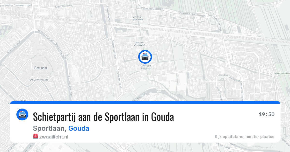 Schietpartij aan de Sportlaan in Gouda — 15 jun 2026