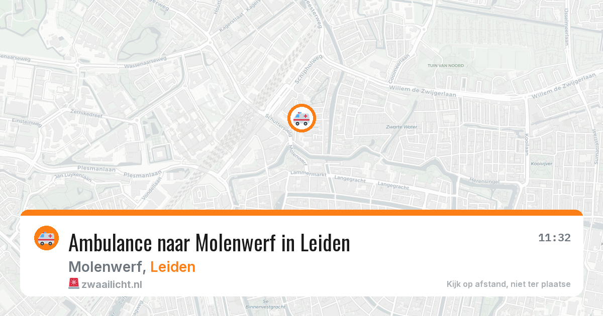 Ambulance naar Molenwerf in Leiden — 29 jun 2026