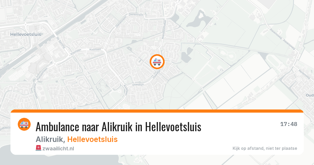 Ambulance naar Alikruik in Hellevoetsluis — 6 jun 2026